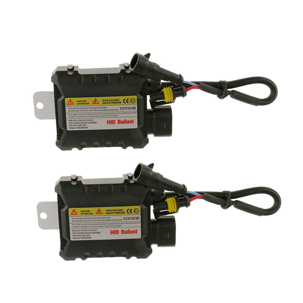 2x H7 55W 12V HID Xenon Headlight Conversion Bulbs Light Lamp Kit 6000K