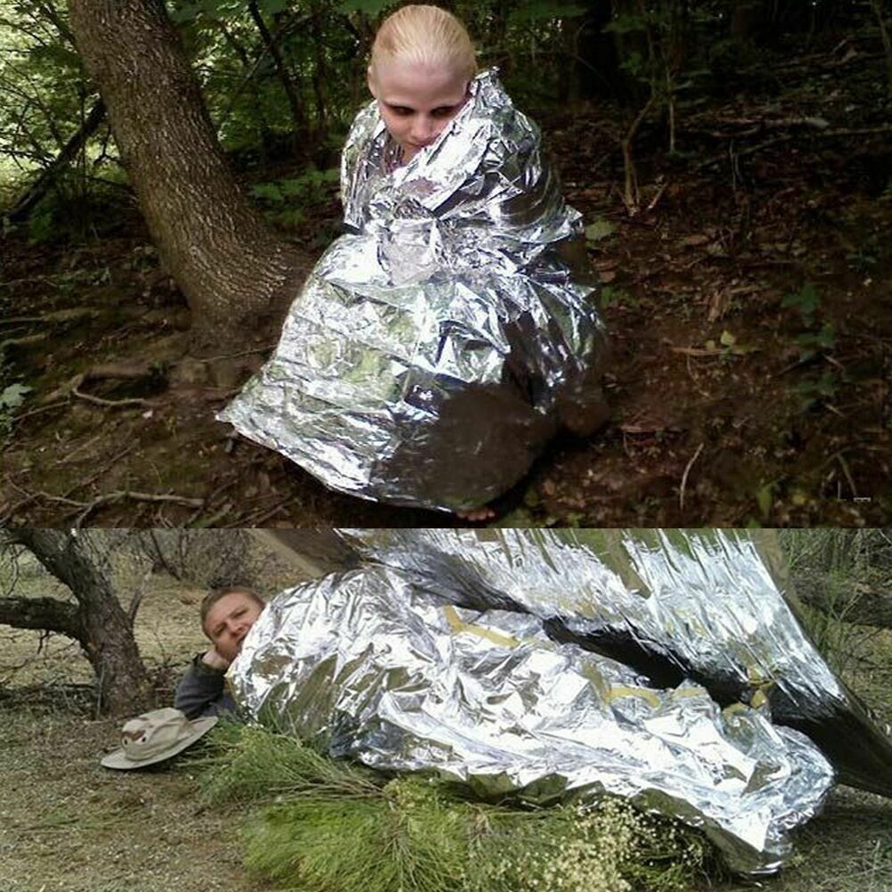 Emergency Survival Folding PET Outdoor Tent/Blanket/Camping Shelter Sleeping-Bag