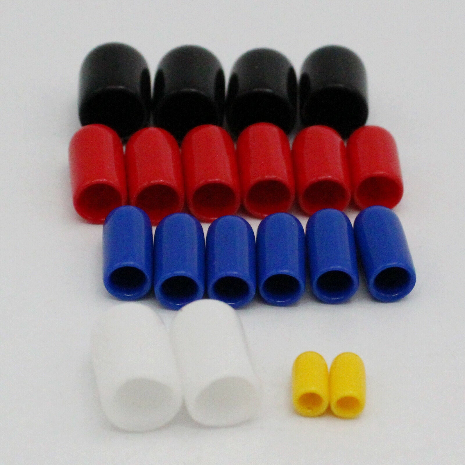 20 Pcs PVC Vacuum Line Cap Assortment 1/8" 3/16" 1/4" 3/8" 5/16" Set Car
