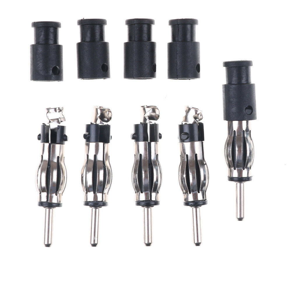 5pcs Auto Car CD Radio Aerial Antenna Plug Adapter Plastic Handle Connecto.l8