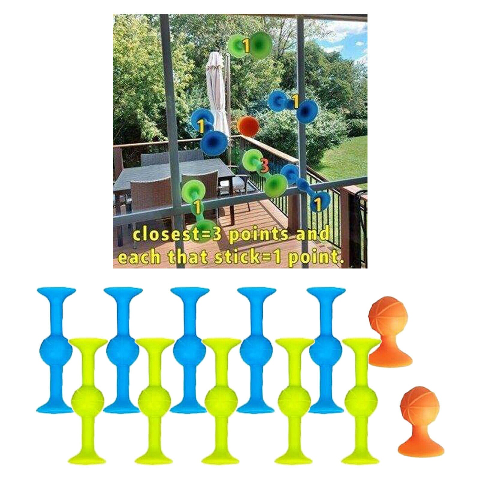 Soft Building Blocks Kids DIY Sucker Funny Silicone Block Construction Boys