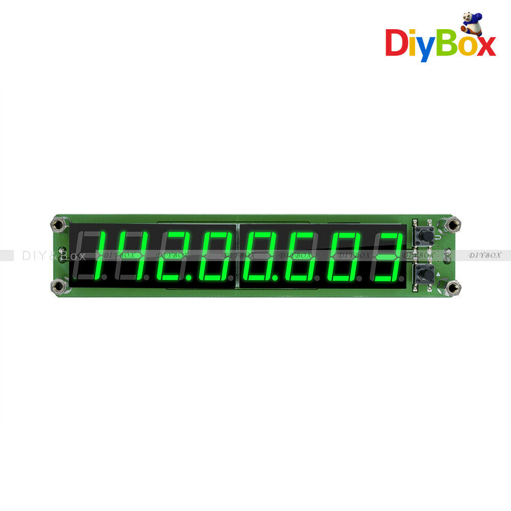 Signal Frequency Counter RF 0.1-60MHz 20MHz ~ 2.4GHz Green Cymometer Tester