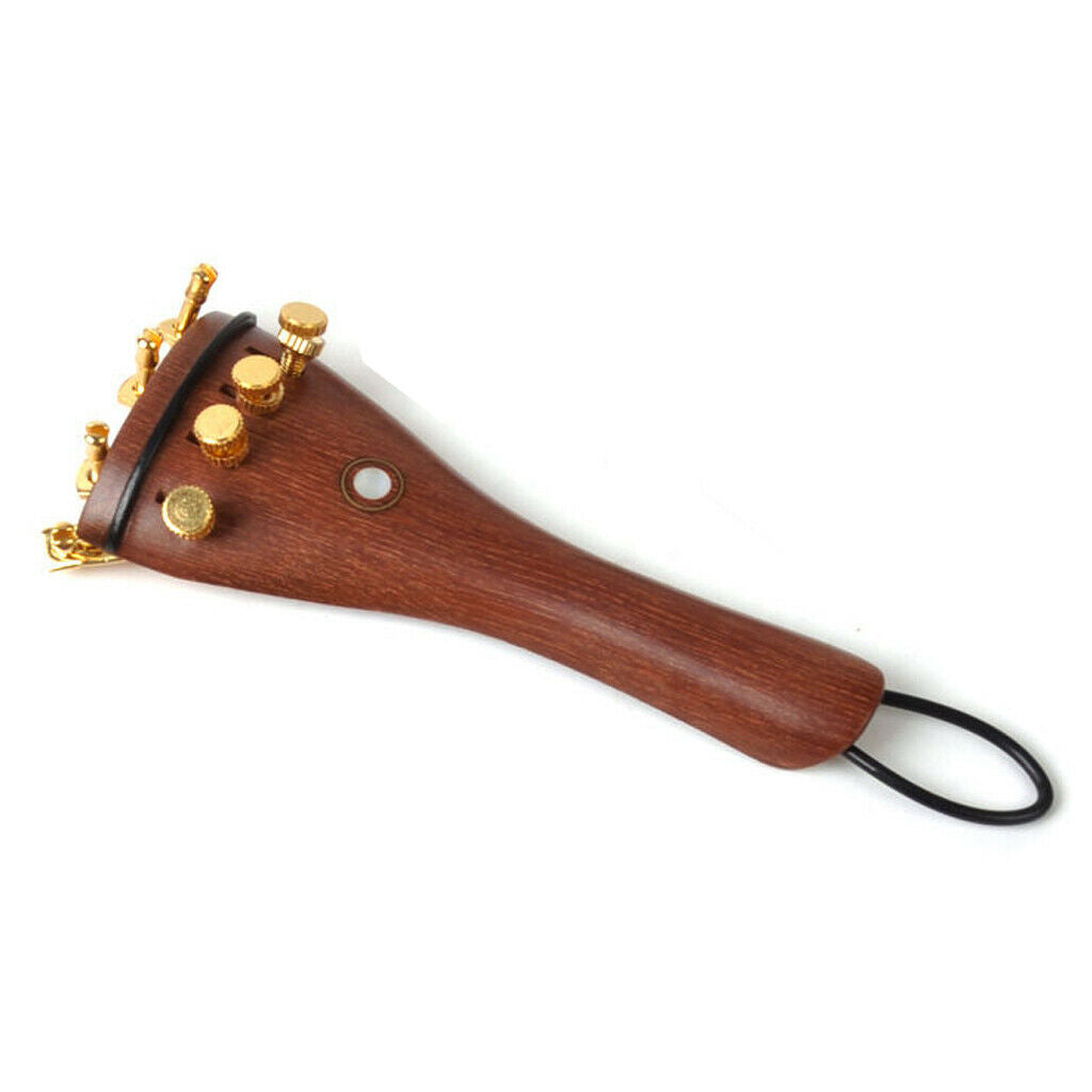 Rosewood Chin Rest+Tailpiece+Tuning Pegs+Endpin for 4/4 Acoustic Violin