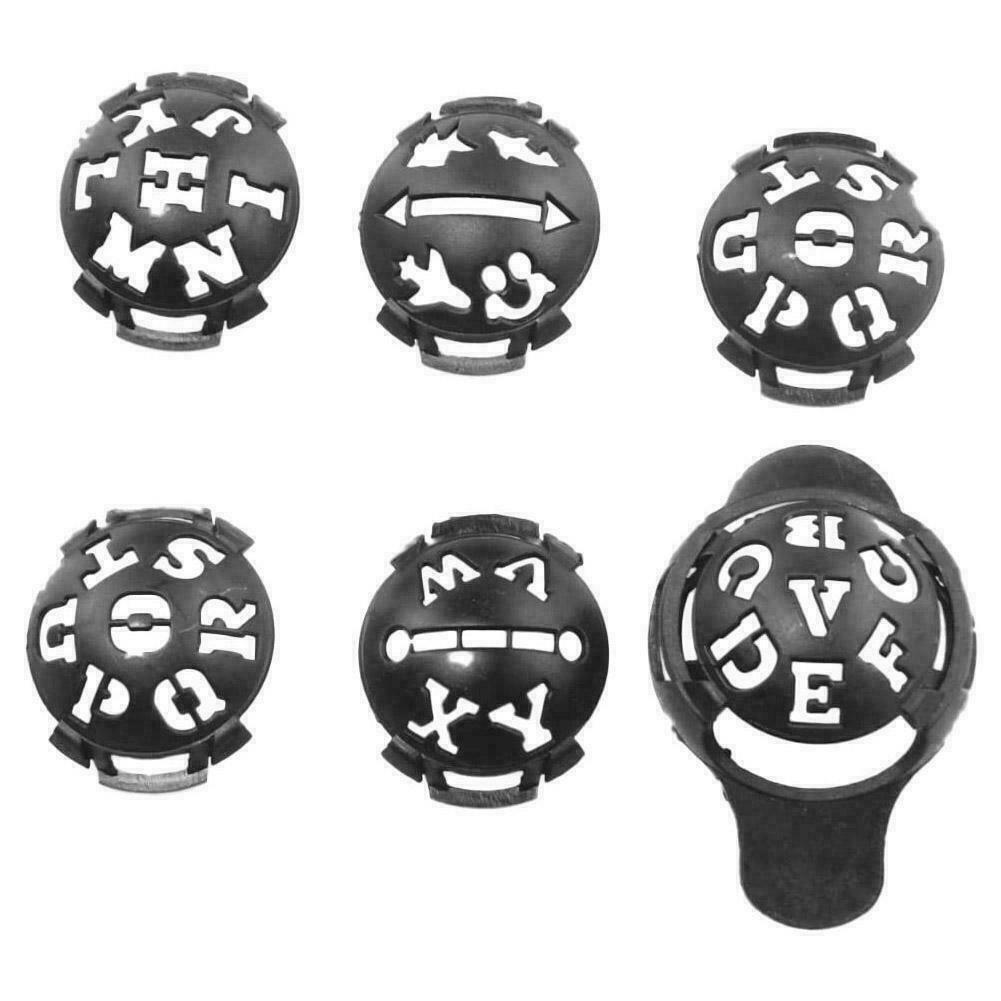 Mark Golf Ball Stencil Monogrammer Marker Template A3DG Great Set Line M7S0