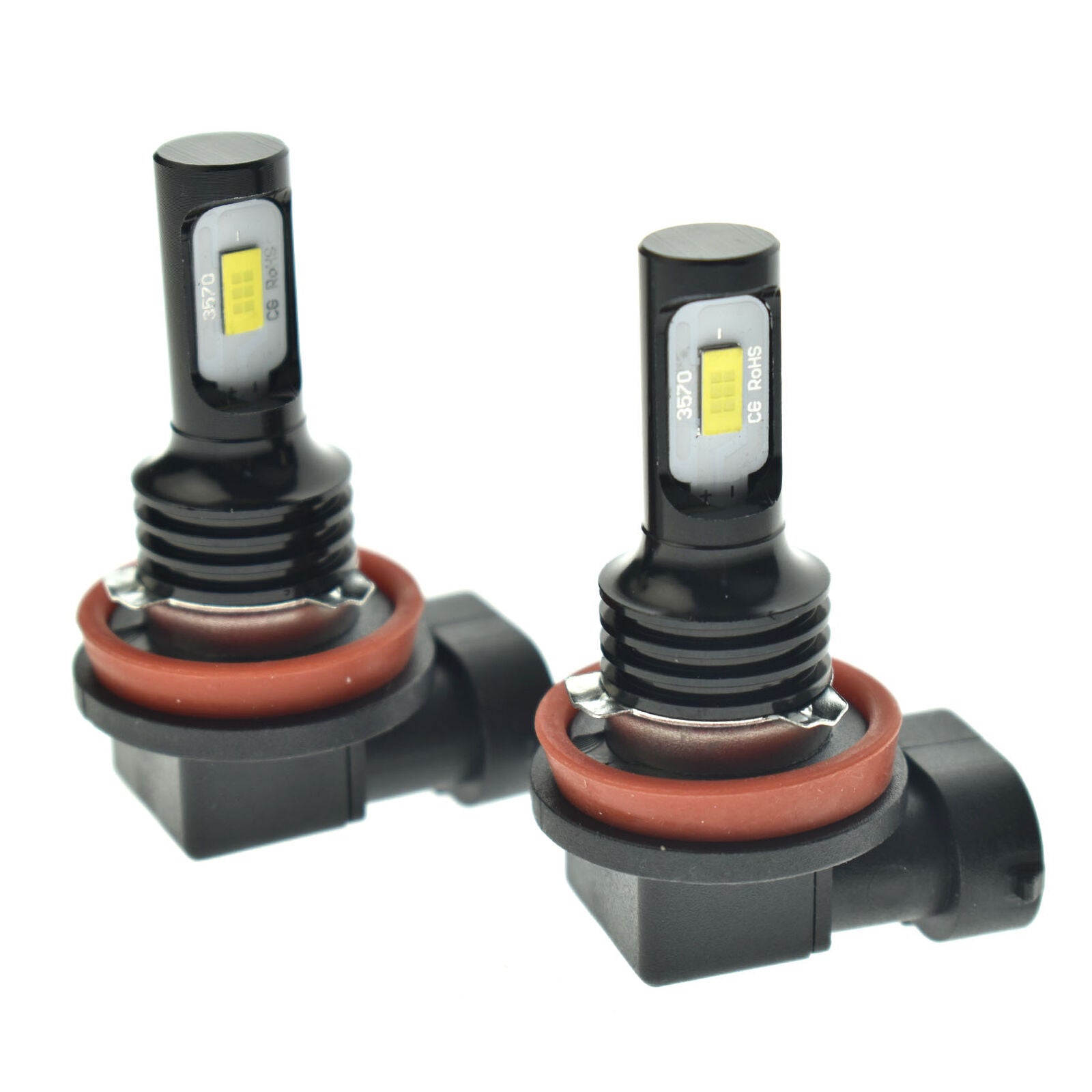 For ACURA TL 2007-2014 - 2Pcs LED H8 H11 6000K White Fog Driving Light Bulbs Kit