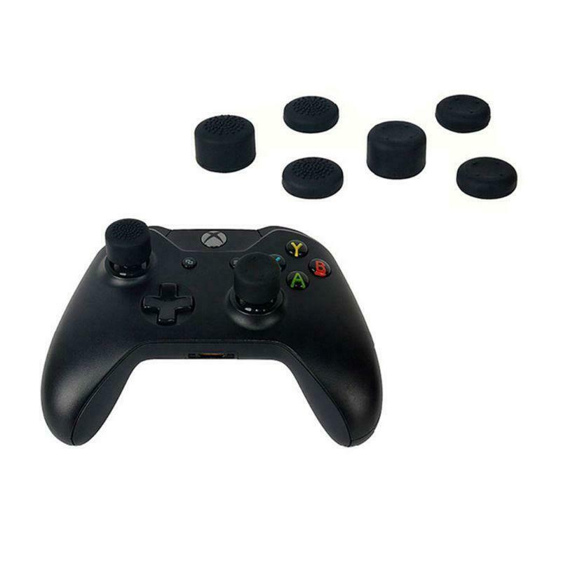 8Pcs Thumb Rubber Silicone Cap Stick Enhance Cover Case Skin Joystick Grip
