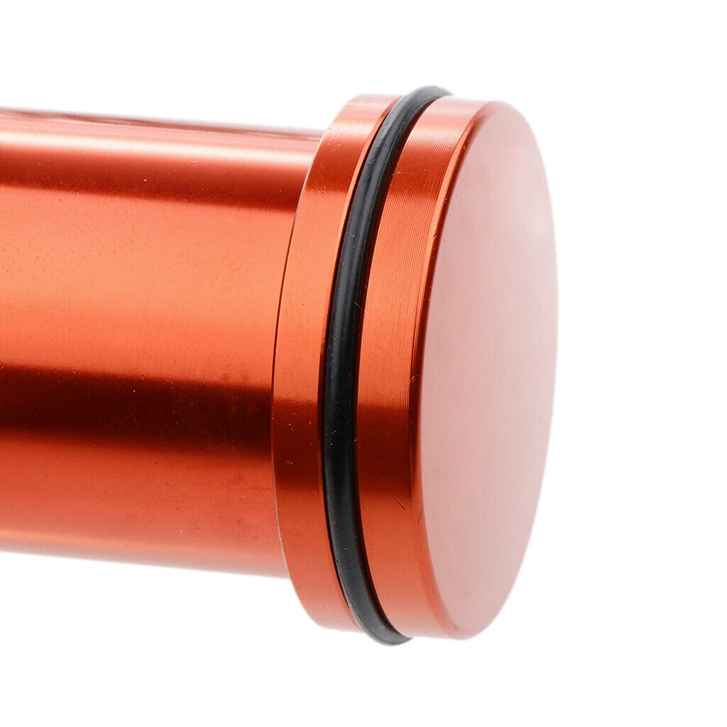 Motorbike Brake Master Cylinder Fluid Reservoir Clutch Tank Oil Cup Orange