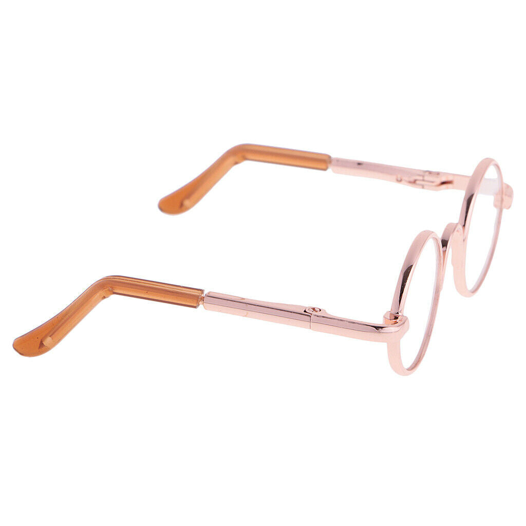 1/3 1:3 BJD Round Glasses Eyewear for SD DOD Clear BJD DIY Accessories Parts