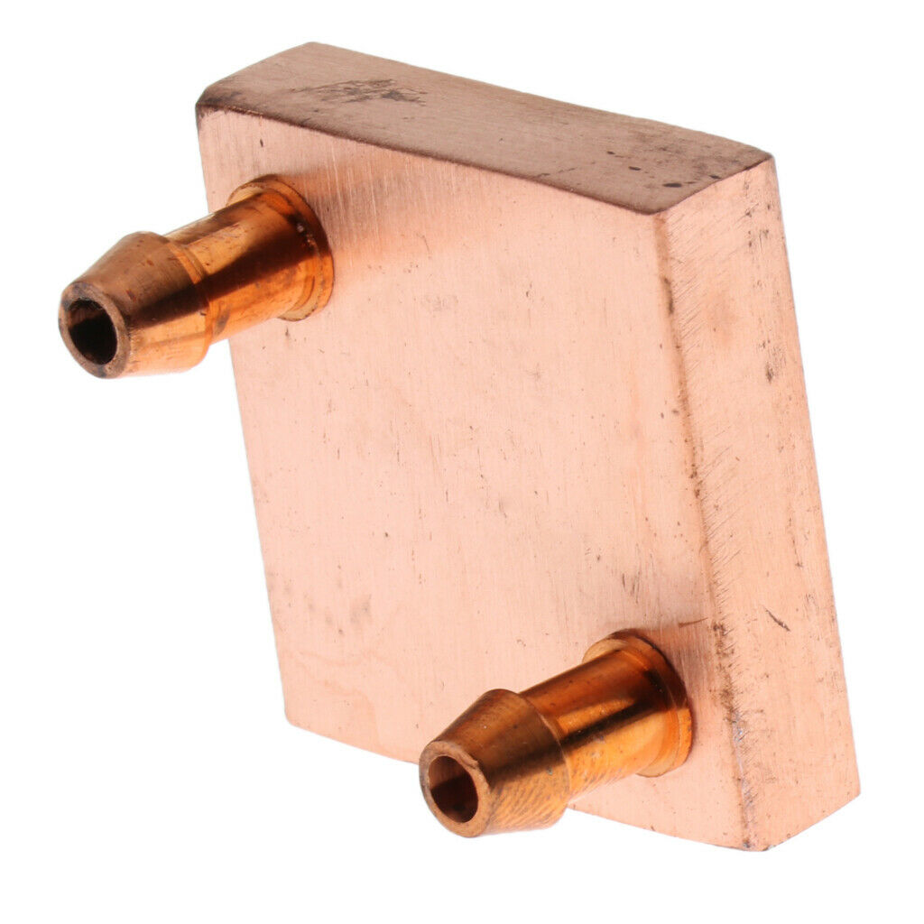 Copper Water Cooling Block 40x40mm CPU Graphics Radiator TT4040E