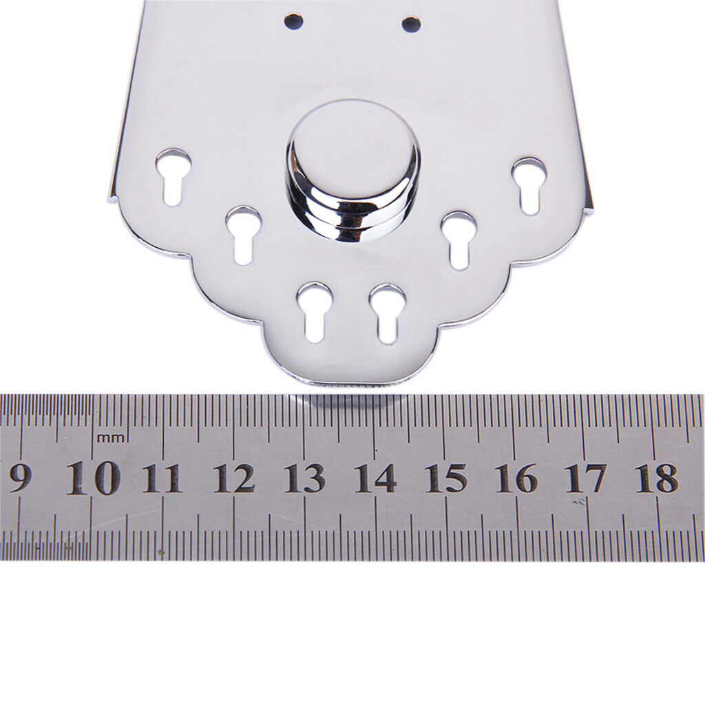 Chrome Plated Metal Tailpiece Screws For Acoustic / Semi-Acoustic / Jazz Guitar