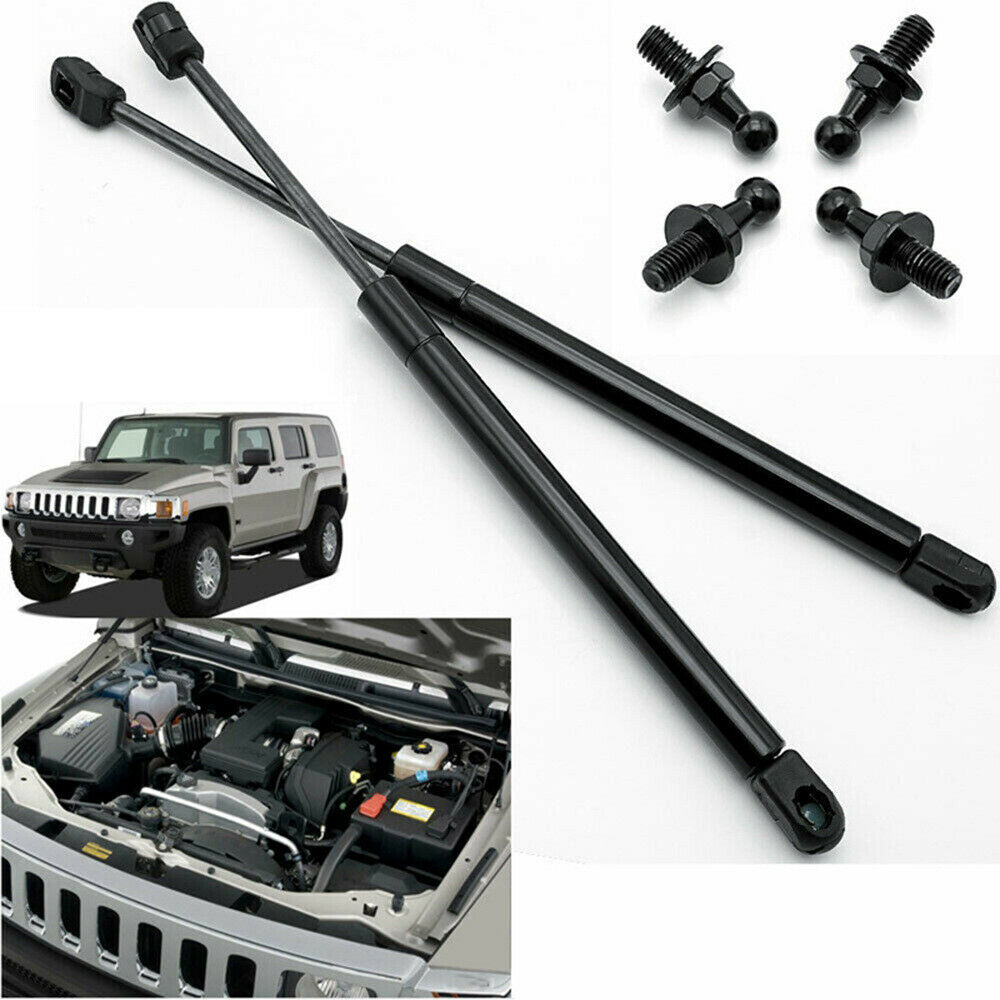 2x Front Hood Lift Supports Shocks Prop Rod Damper Fits Hummer H3 H3t 2006-2010