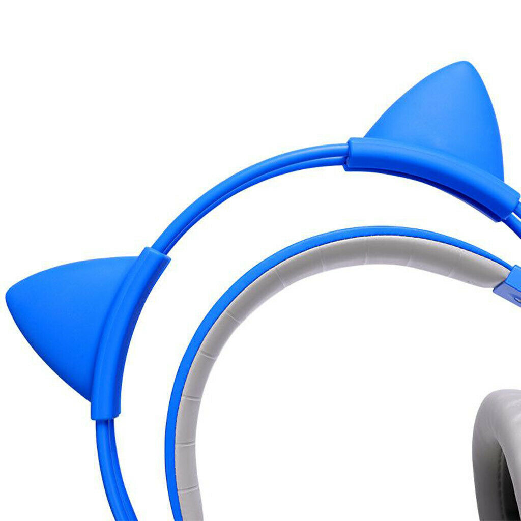 Kids Wired Headset Headband Ear-Cup with Mic Stereo Bass for Tablet MP3