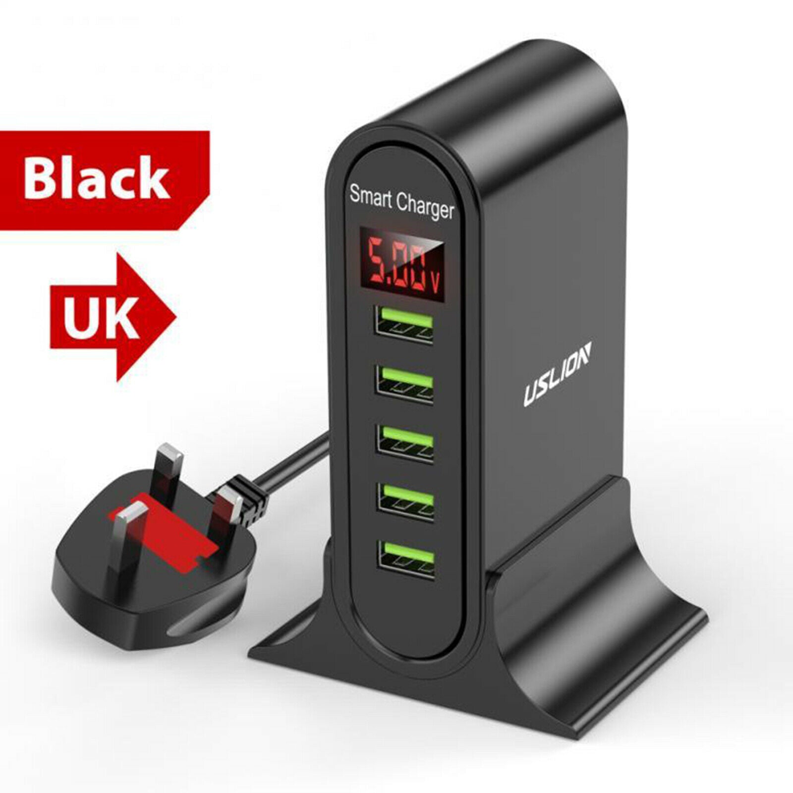 Universal Portable USB Charging Station for   Wall Home Tablet Working