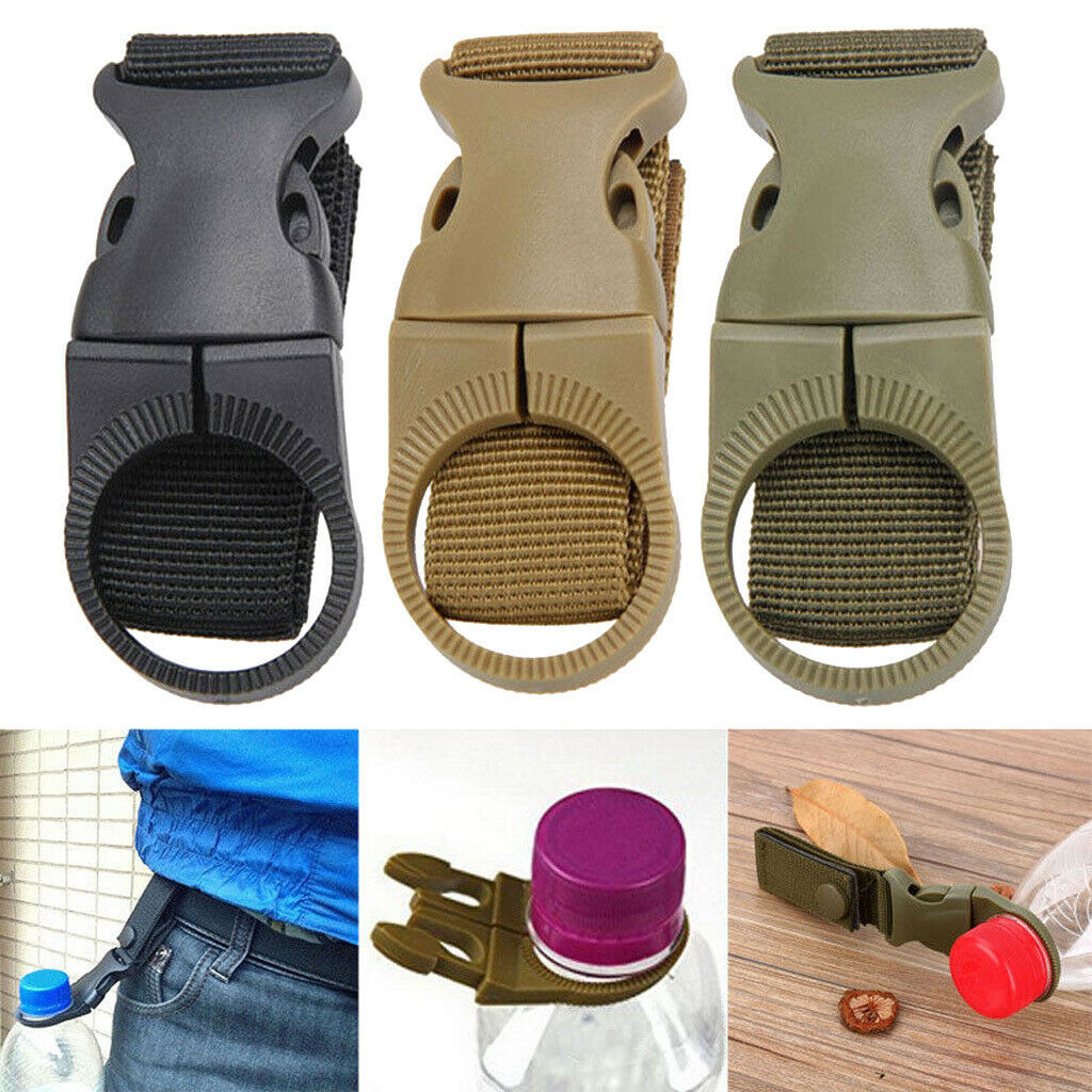 New Molle Hanging Strap Webbing Buckle Clip for Bottle Keys Outdoors