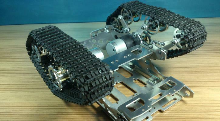 Metal Independent Suspension System Caterpillar Robot Tank chassis For Arduino