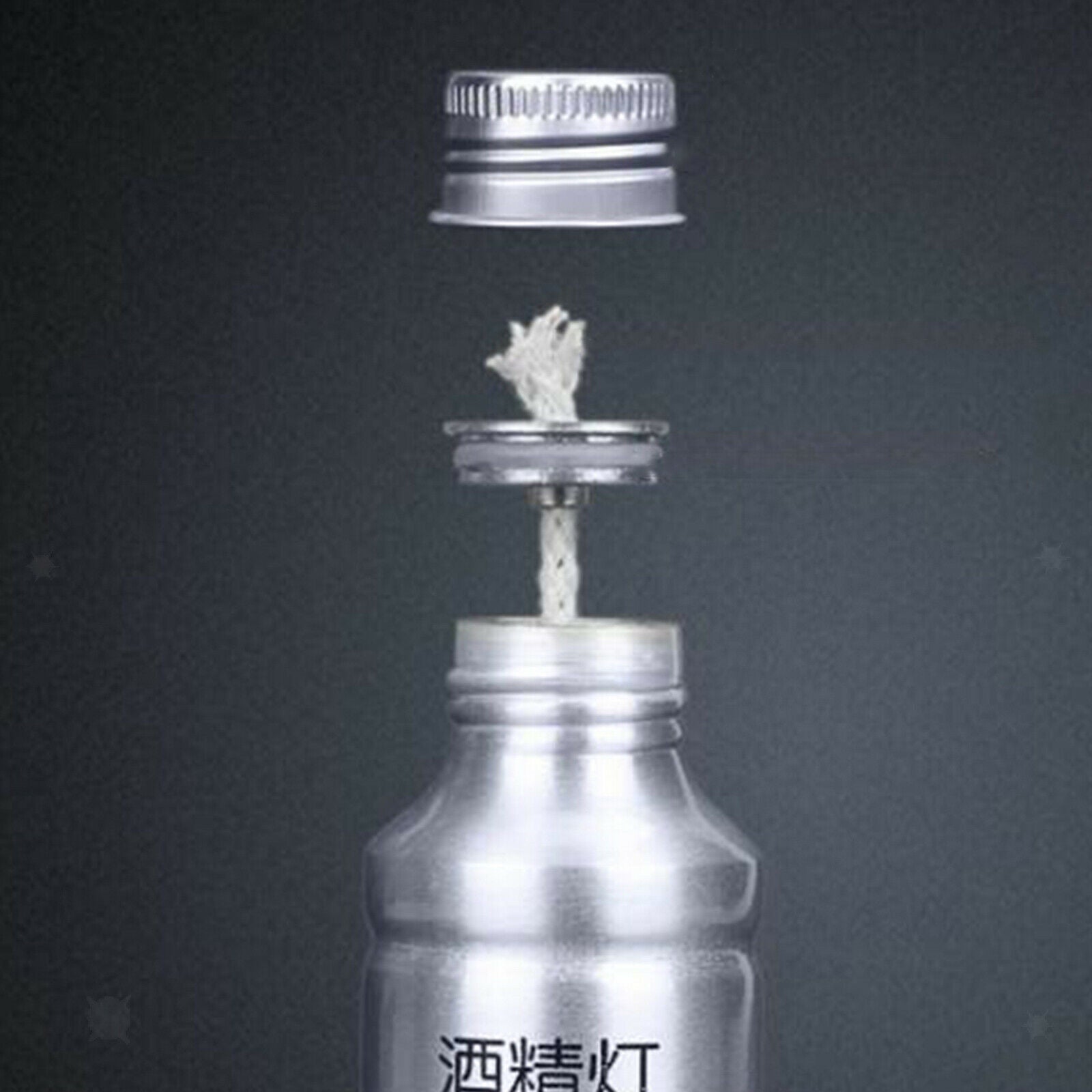 50ml Alcohol Burner Lamp Heating for Survival Camping Chemistry Lab Tool