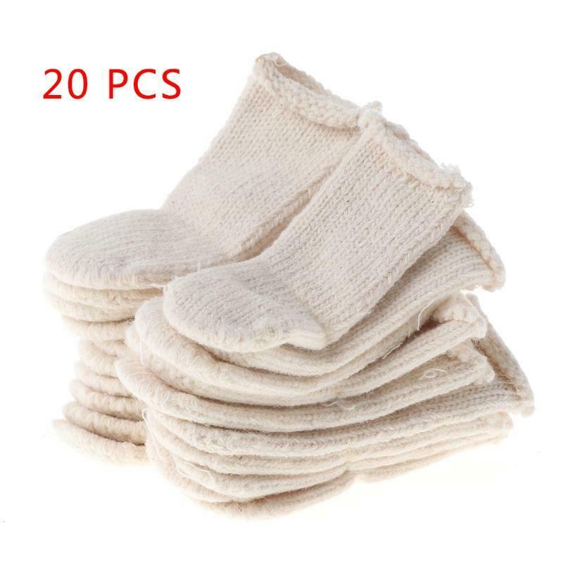 Cotton Finger Guards Cots Avoid Protection Prints Clean Polish Craft Tool 20Pcs