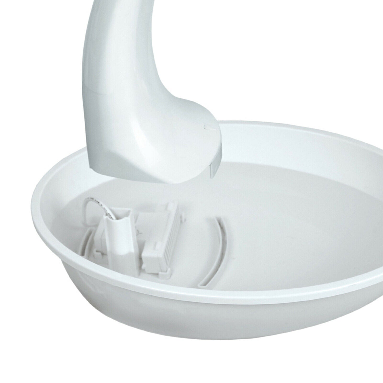Electric Dog Fountain Water Dispenser Waterer Drinking Bowl Dish w/ Filter