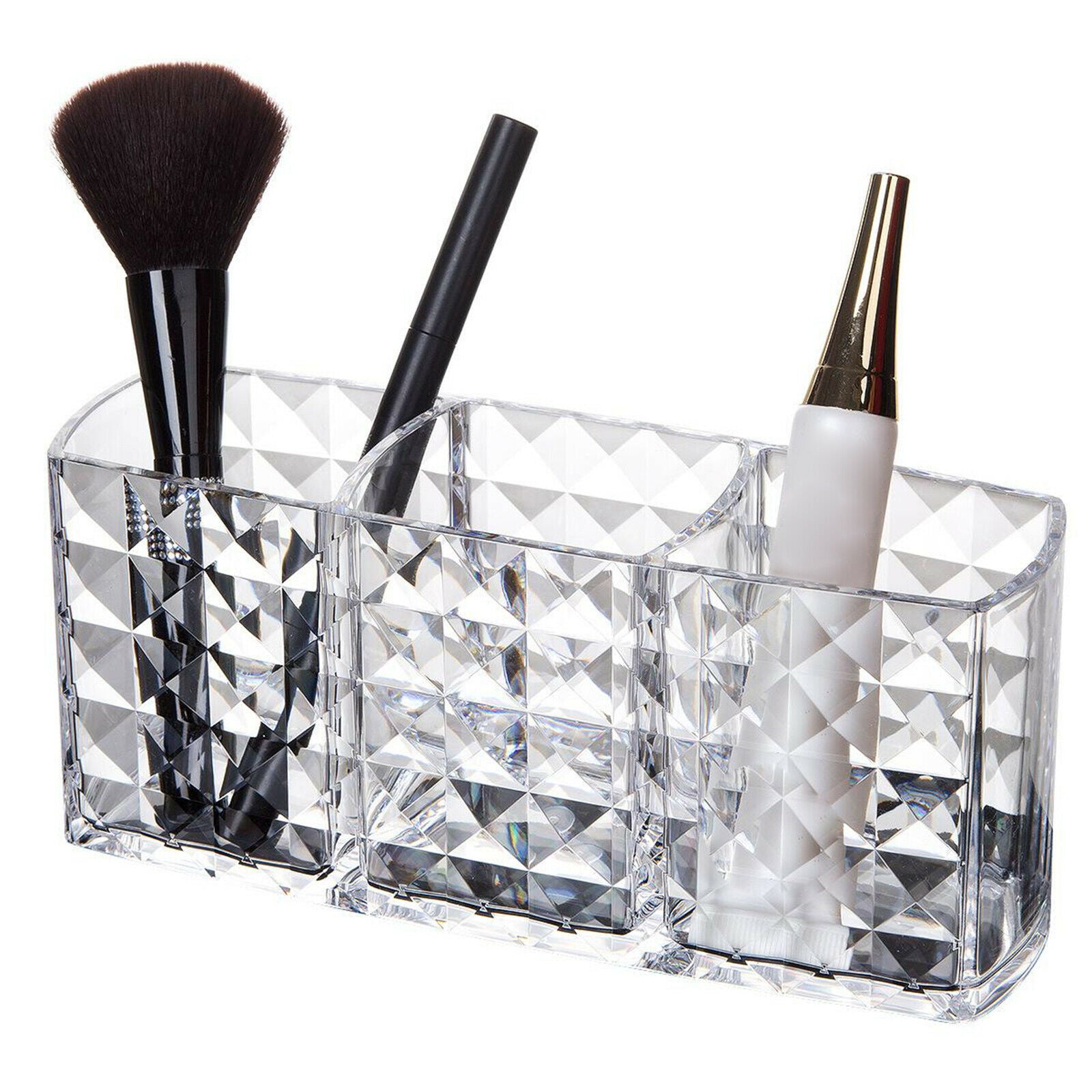 Acrylic Makeup Brush Holder Makeup Brush Organizer Cosmetics Pen Pencil Holder