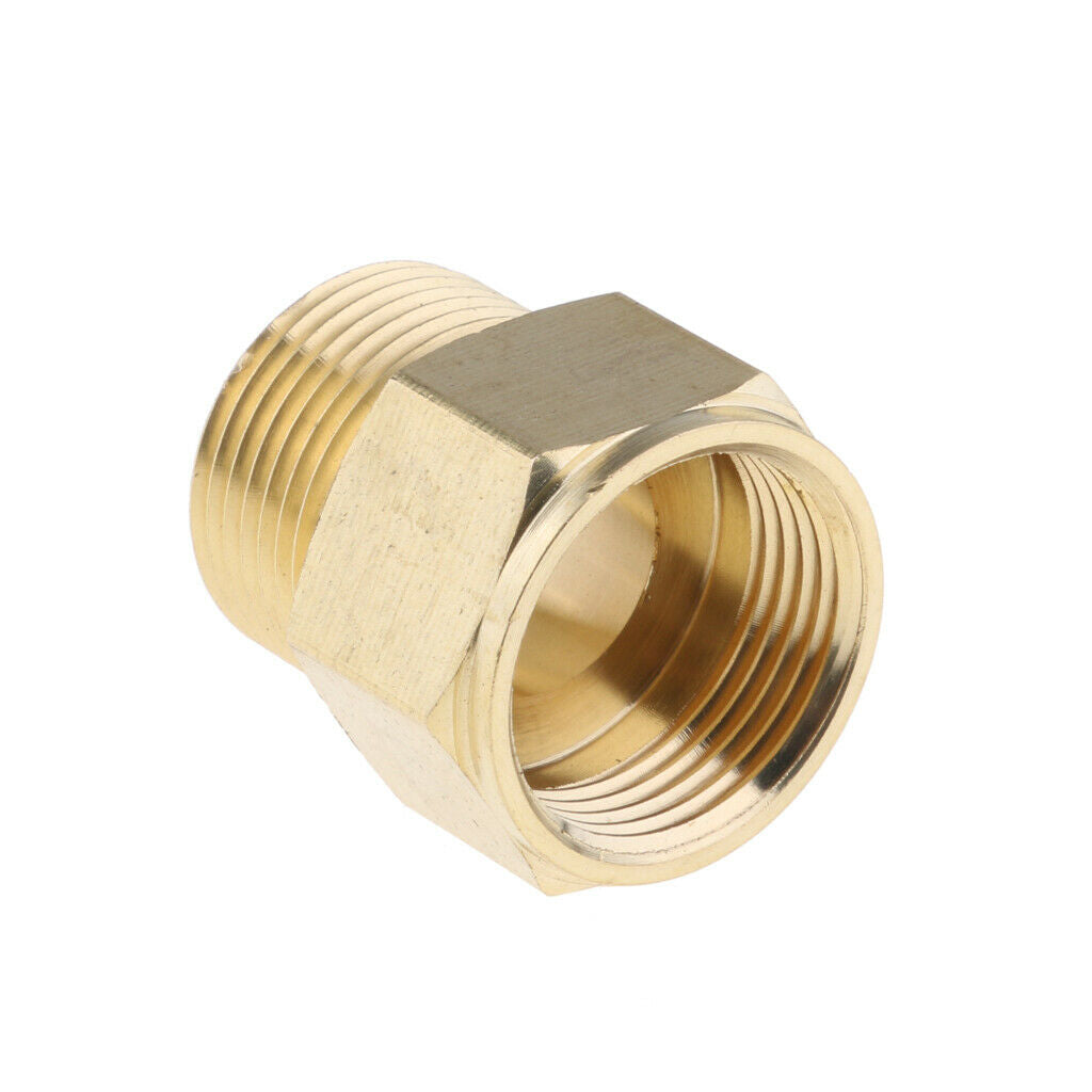 Pressure Washer Jet Wash 1/4 Female To 3/8 Male Brass Coupling
