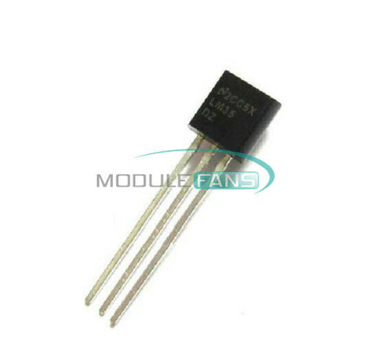 10PCS LM35 LM35DZ TO-92 NSC TEMPERATURE SENSOR IC