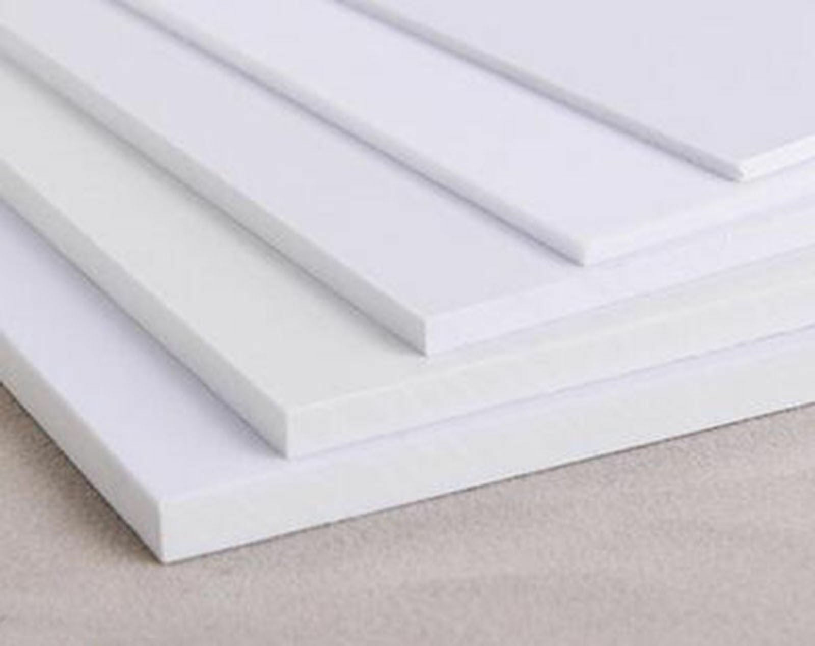 ABS Styrene Plastic Flat Sheet Plate 3mm x 100mm x 100mm, white