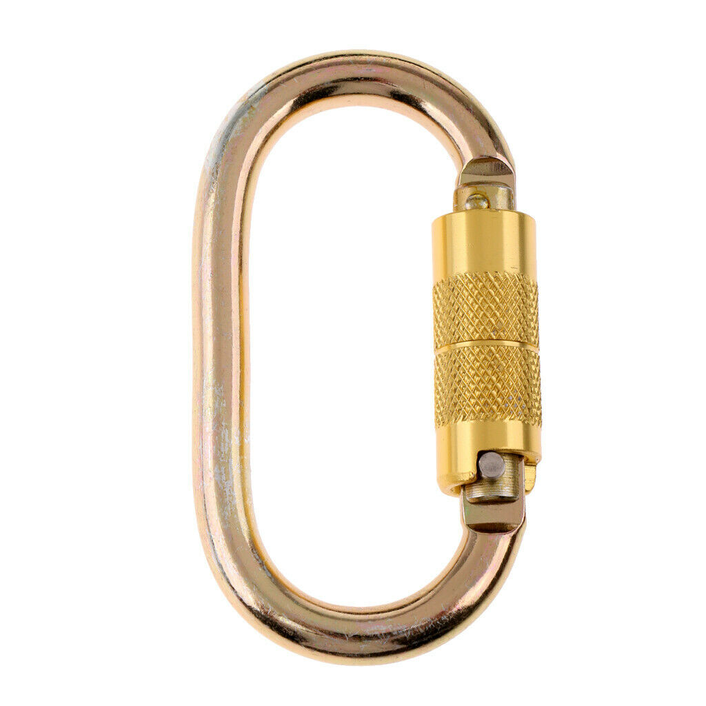 23kn Carbon Steel Shape Carabiner for Carabiner Equipment