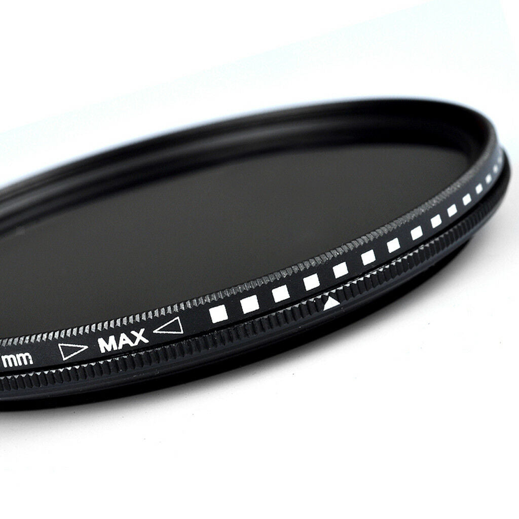 49mm Adjustable HD ND2-ND400 Variable ND Filter for Canon 77mm