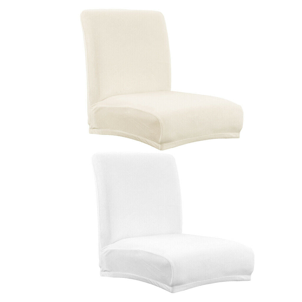 2pcs Stretch Chair Covers, Velvet Dining Chair Slip Covers for Dining Room,