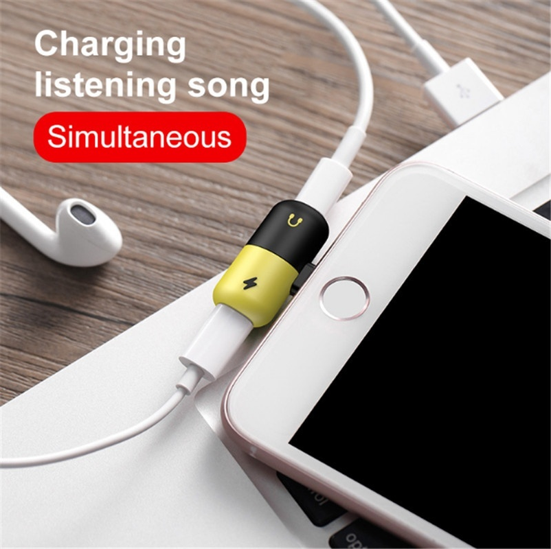 Type C to 3.5 mm and Charger 2in-1 Headphone AUX Audio Jack USB-C Cable Adapte