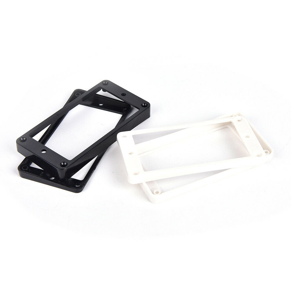 2pcs Humbucker Bridge Pickup Mounting Ring Frame Surround for Guitarblack.l8