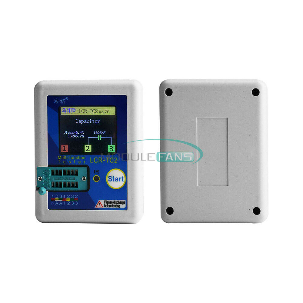 LCR-TC2 Upgraded Version of High Precision Transistor Tester V2.3E English&Cable