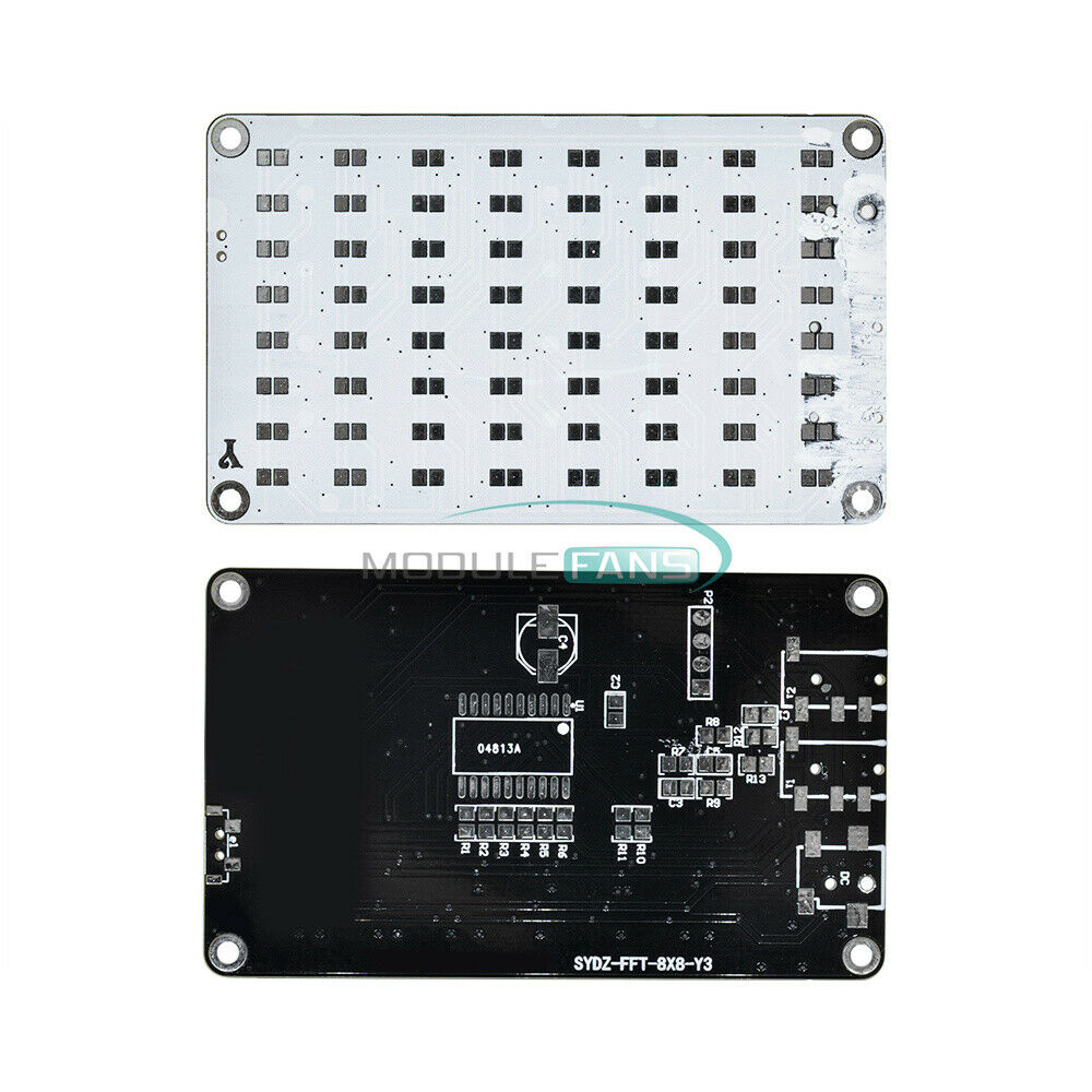 8x8 FFT Audio Indicator Red FFT Voice Frequency Voice Control LED Precis DIY Kit