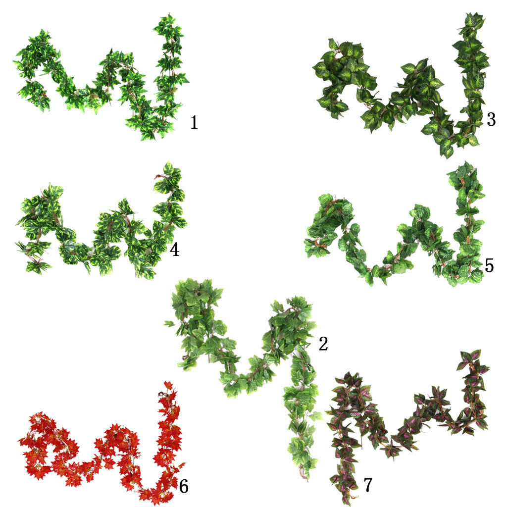 5Pcs Artificial Wall Hanging Ivy Vine Foliage