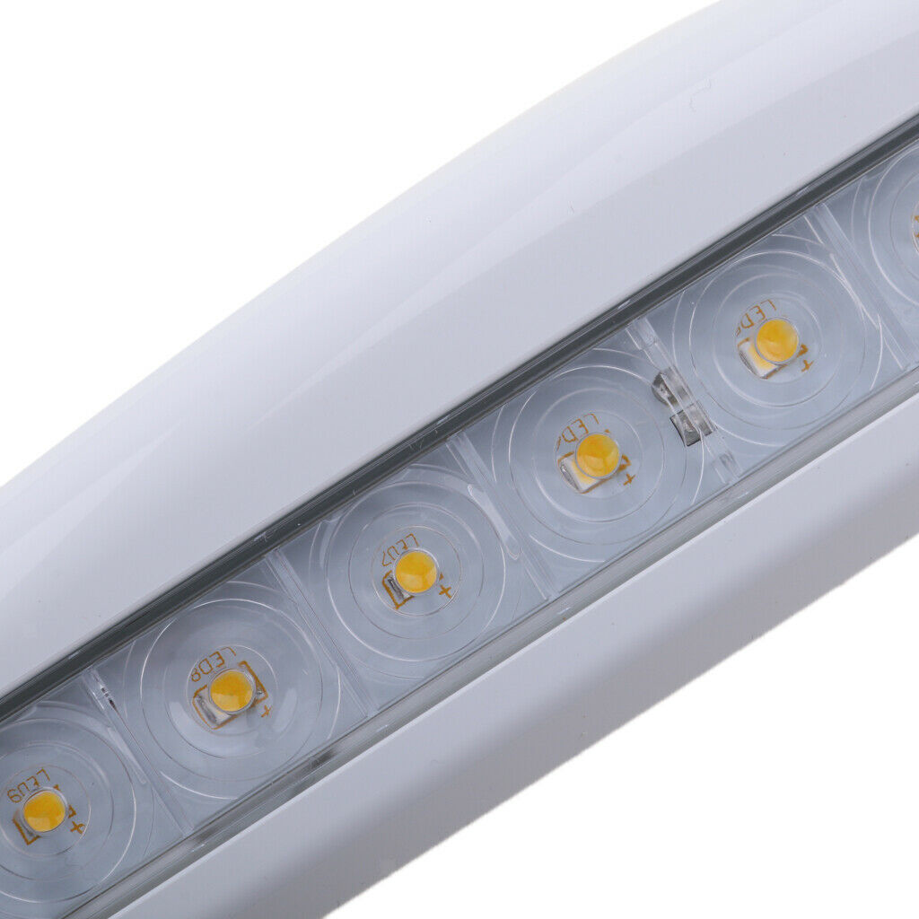 12V 5W 10 LEDs IP66 Waterproof Outdoor Porch Awning Light For Caravan RV Boat