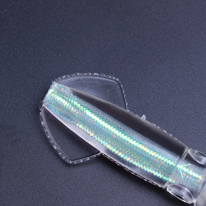 10cm 8g luminous squid jigs silicone sea fishing soft baits fishing tackle B Lt