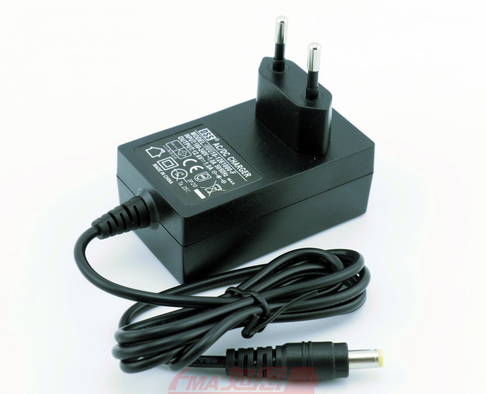 2Pcs 12.6V 1.5A LED light Charger to 11.1V Li-ion Li-Po Battery CCC CE FCC EUF