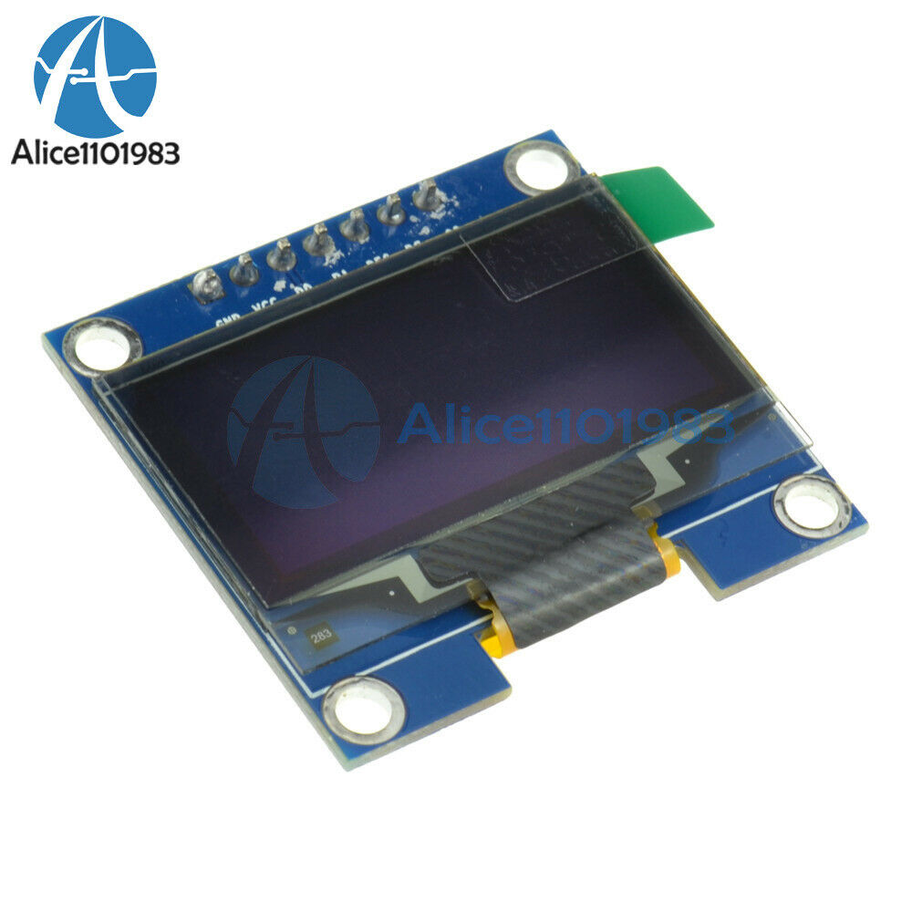 10PCS 3-5V 1.3" White SPI Serial 128X64 OLED Display Module for Arduino UNO R3