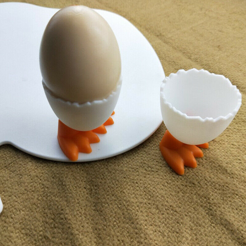 5PCS Egg Holder Creative Cute Egg Cup Holder Egg Opener Separator Kitchen.l8