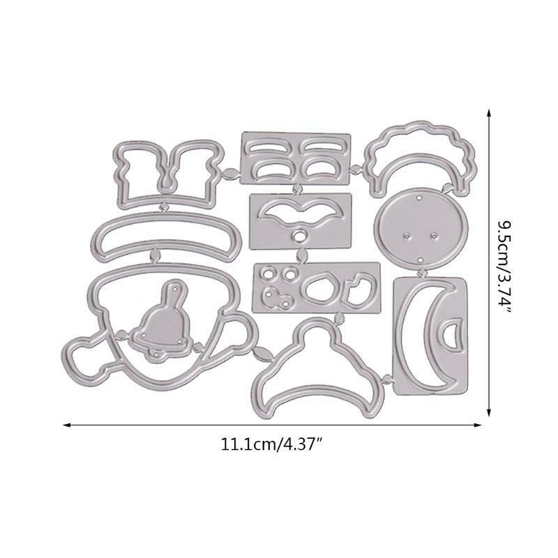 Christmas Santa Metal Cutting Dies Stencil DIY Scrapbooking Album Paper Template