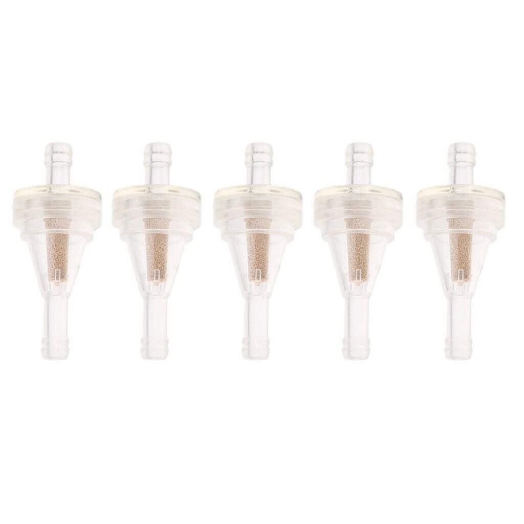 5pcs 1/4'' 6mm Hose Motorcycle Scooter Gasoline