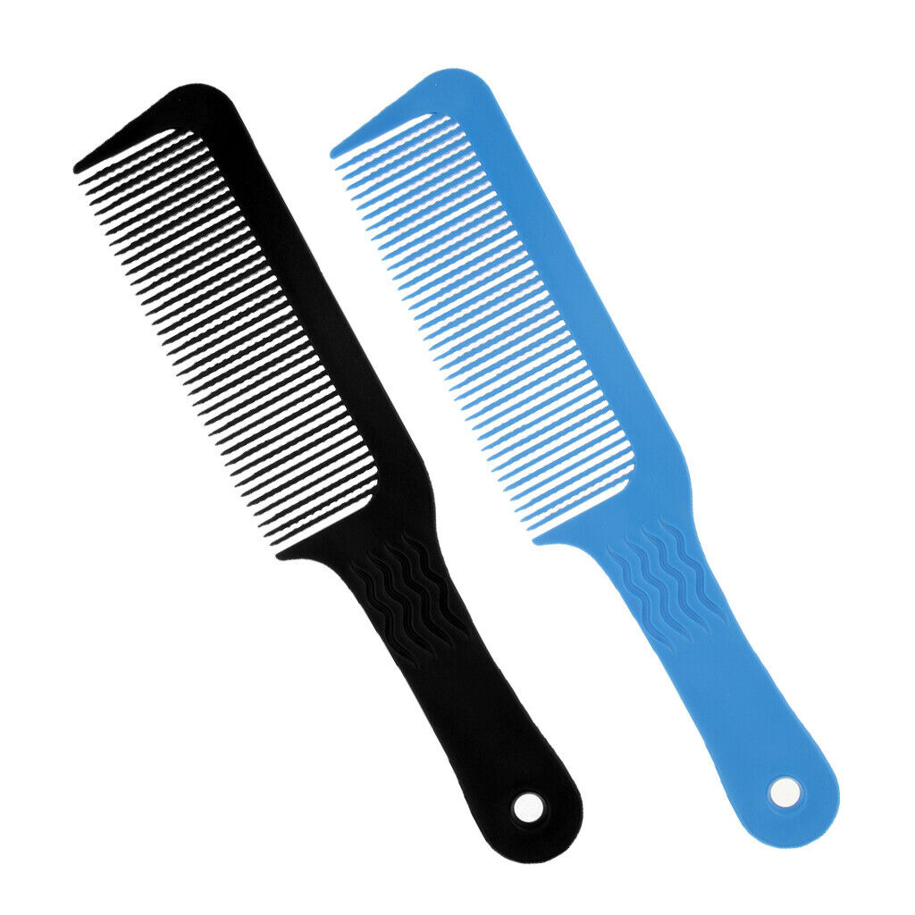 2 Pieces Flat Top Comb  Hair Cutting Brush Hair Brush