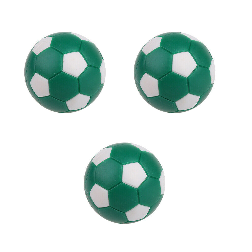 Foosball Machine Plastic Accessories Table Football Balls 36mm, Green