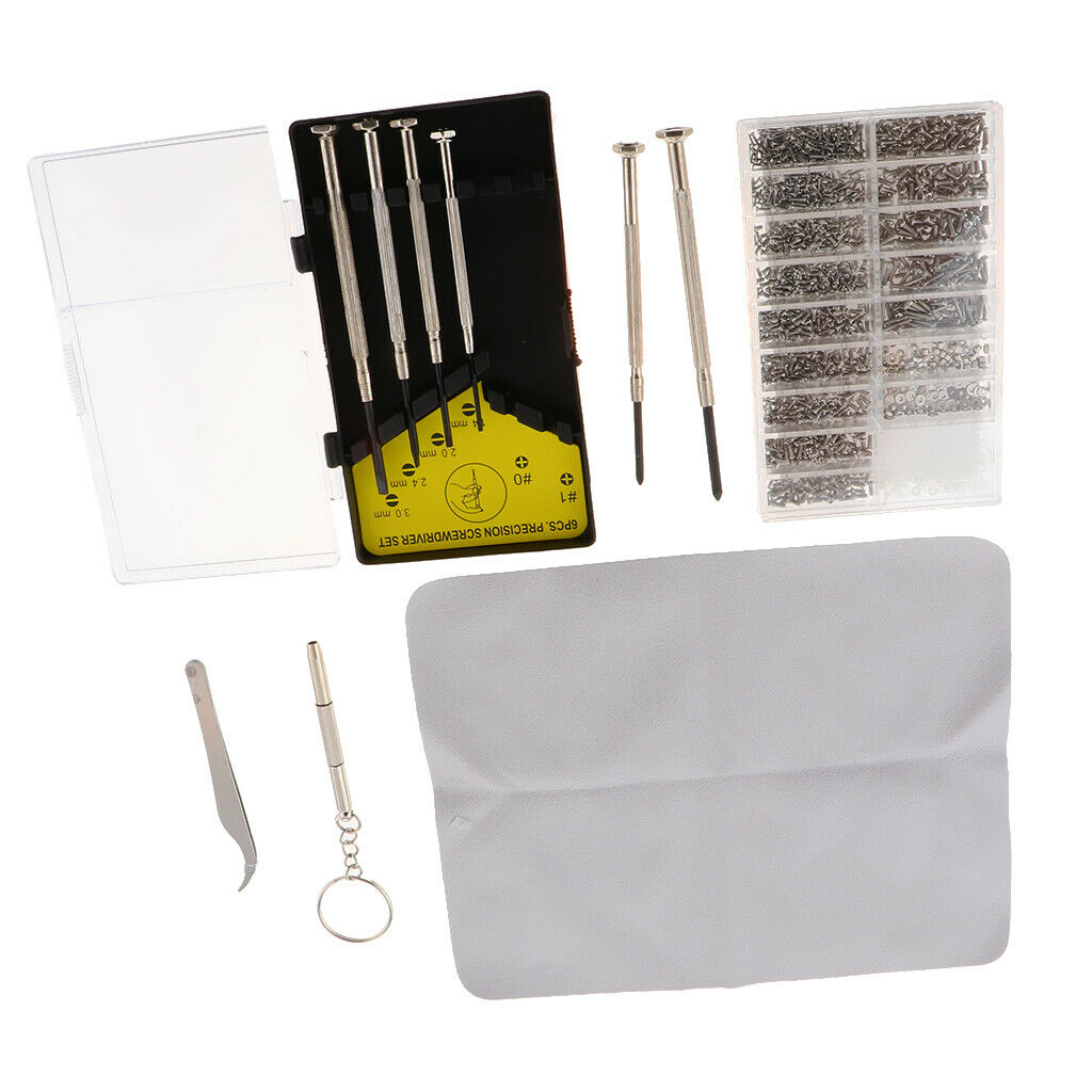 1 Set Eyeglass Repair Kit Screwdriver Repair Tool Kit Watch Repair Kit
