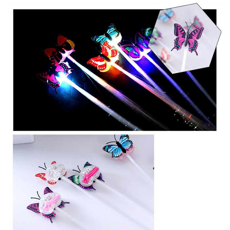 LED Flashing Hair Braid Glowing Luminescent Hairpin Novetly Hair Ornament.l8