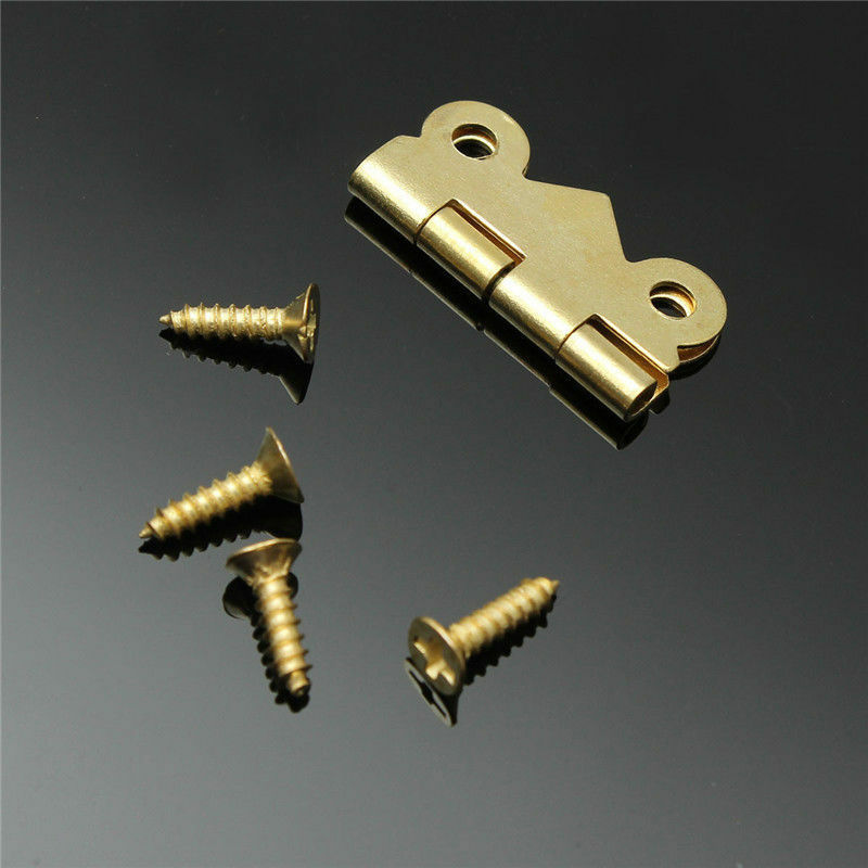 20pcs Butterfly Hinges with Screws Woodworking Boxes Accessories DIY Tool