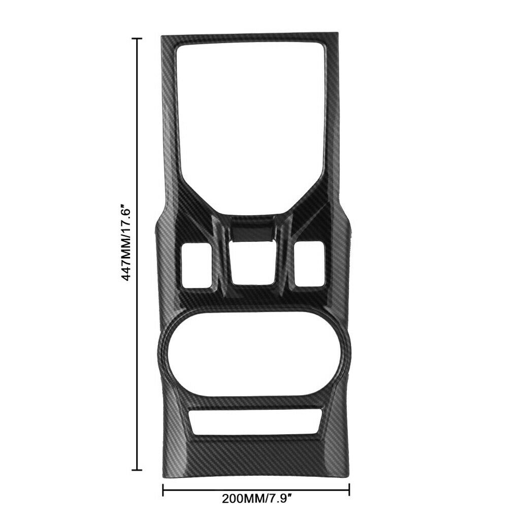 Interior Gear Shift Panel Cover Trim fits Subaru XV Carbon Fiber Style