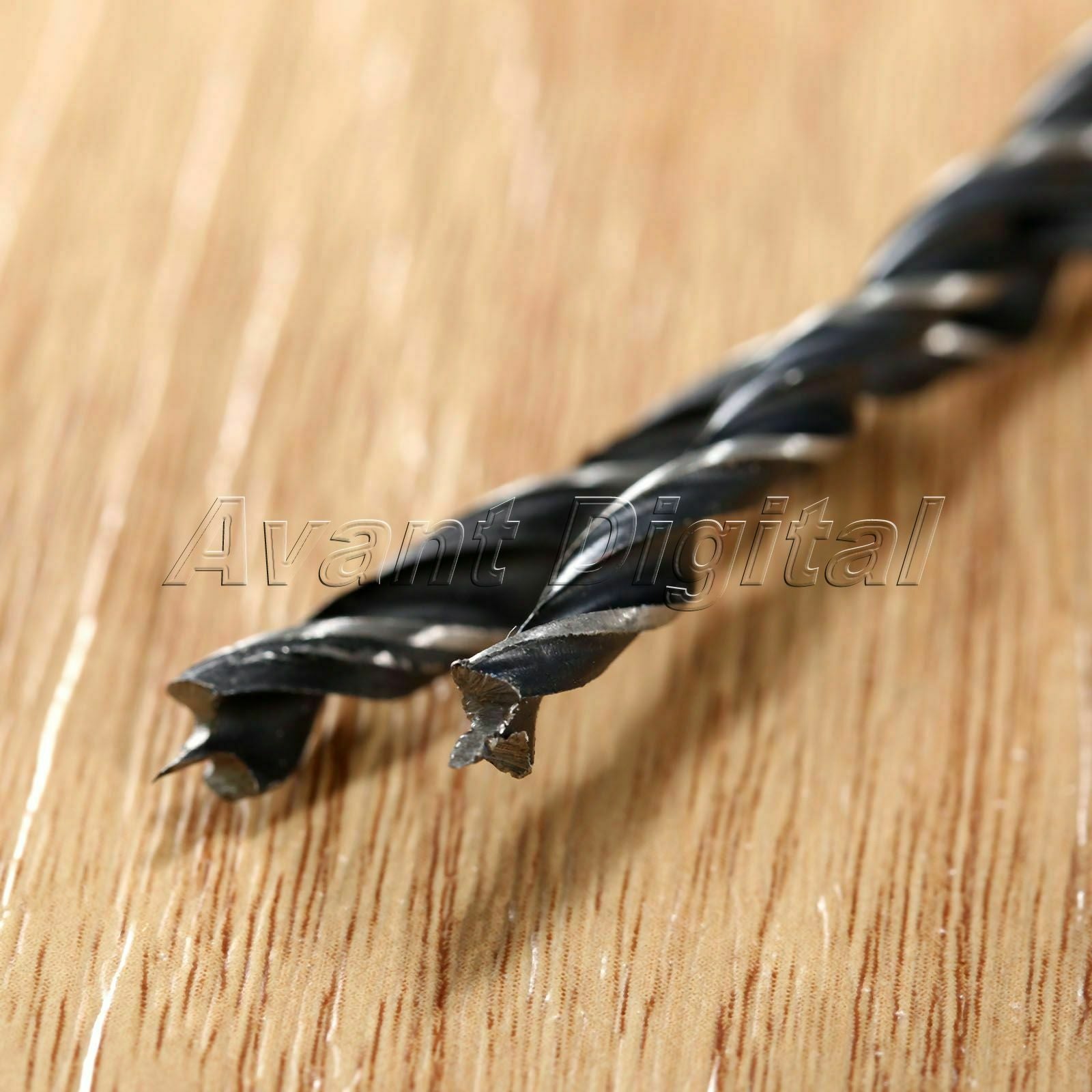 7Pc 4-12mm Brad Point Center Twist Drill Bits Extra Long Woodworking Boring Tool