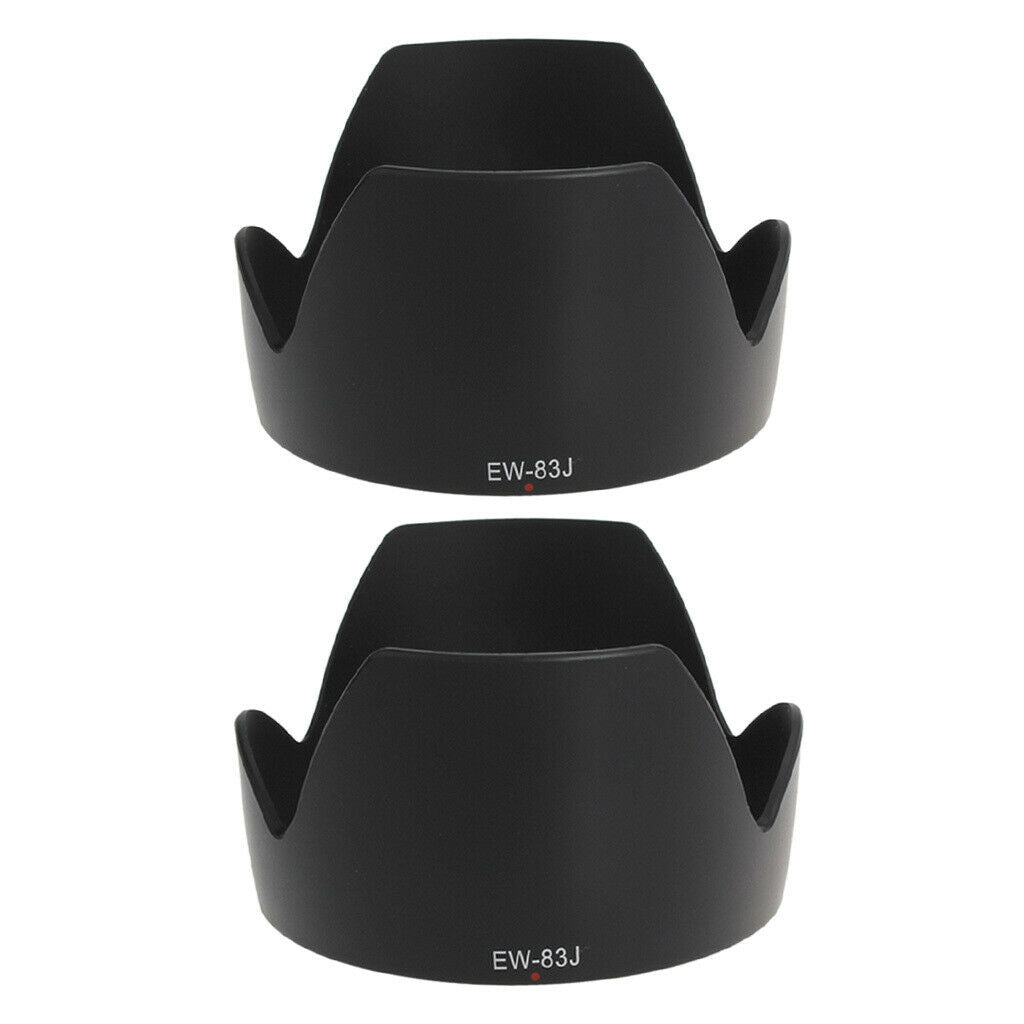 2x Camera Lens Hood For Canon EW-83J AF 24-85 Mm F / 2.8-4D IF