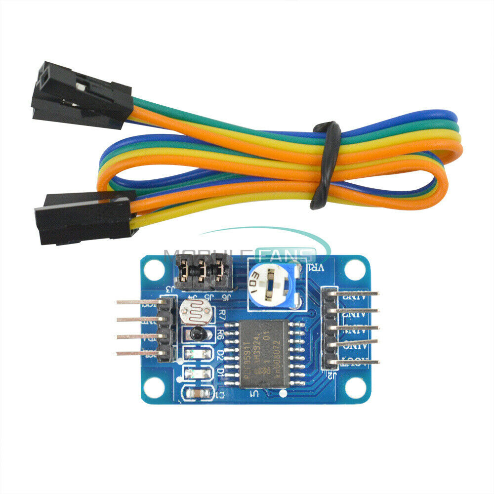 2PCS PCF8591 AD/DA Converter Module Analog to Digital to Analog Conversion M